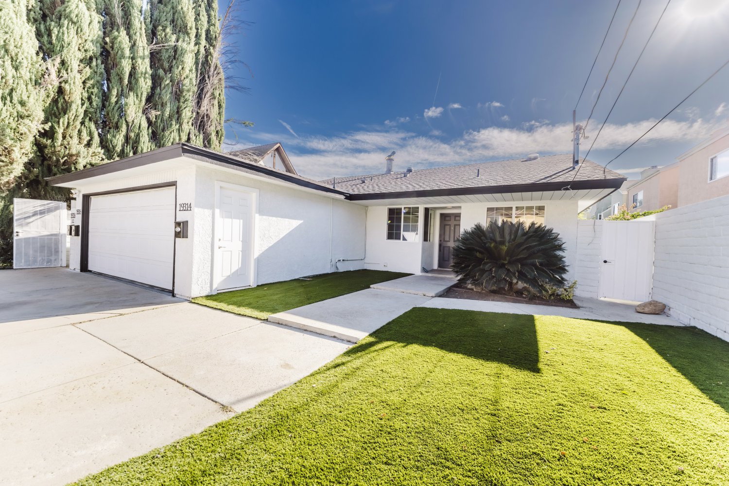 Reseda main house exterior after renovation