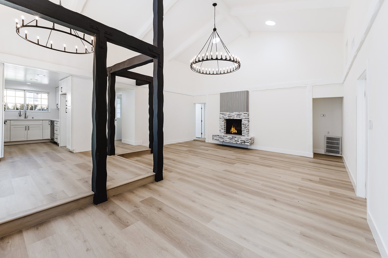 Reseda main house renovated kitchen